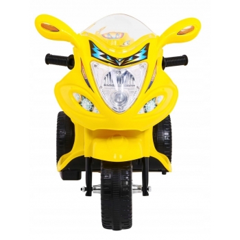motorek motor elektryczny żółty